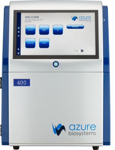 Azure 400: RGB, Chemi, Blue Light, White light, UV | Azure Biosystems